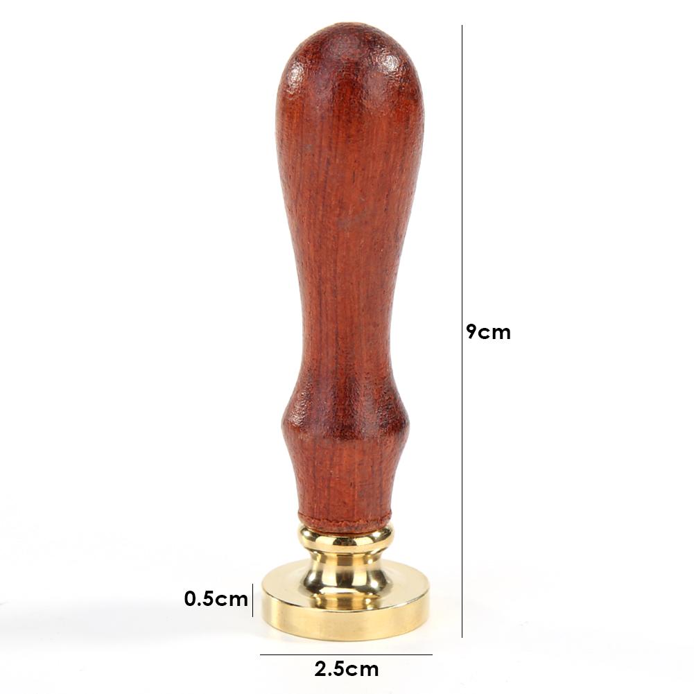 Rosewood Handle Sealing Wax Stamp Antique Dandelion Pattern Tokens for Documents Wedding Invitations Customs DIY Crafts