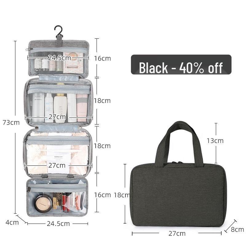 Portable Four-Fold Travel Wash Bag