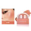 Sensory Party Cream Blush, Shimmer Peachy Orange Blush Stick for a Natural, Dewy Look Long-Lasting, Blendable Cheek Color In 6 Shades