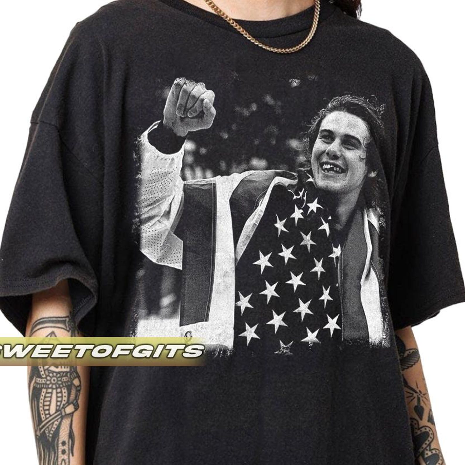 Limited Jack Hughes USA Hockey T-Shirt - Unisex vintage 90s L
