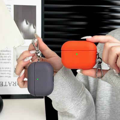 High Quality Original Technology Woven Earphone Case For APPLE AirPods Pro 3/2 Airpods4/3/2 with Hook Protection Headphone Cover