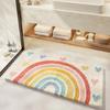 Tappeto Morbido di Lusso in Imitazione Cashmere, Adatto per Porte d'Ingresso, Camere da Letto, Scale e Tappetini da Bagno.