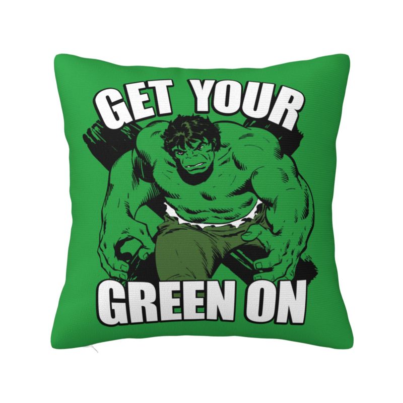 Custom Hulk Cushion Cover 45x45cm Velvet Modern Pillows