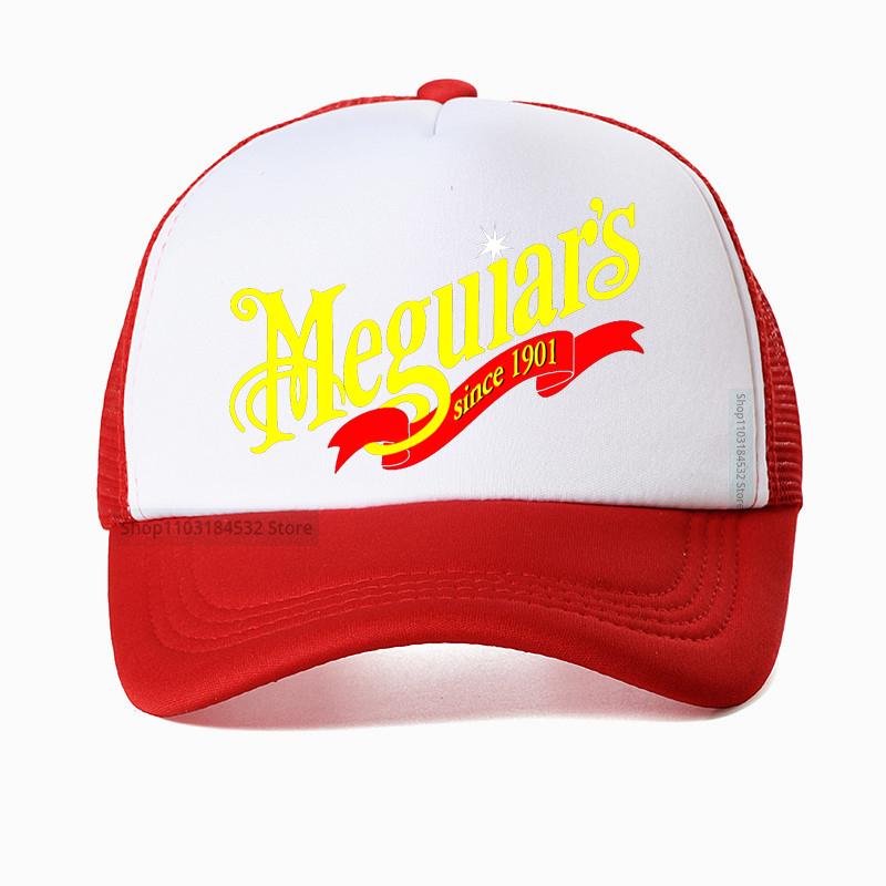 Meguiars Автомобильная Кепка Бейсболка для Автомобиля Грузовика Летняя Прохладная Унисекс Сетчатая Дышащая Кепка Тракер для Улицы Солнцезащитные Кепки
