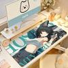 Game Zenless Zone Zero Mouse Pad Anti Slip Rubber Edge Locked Thickened Laptop Gaming Desk Mat