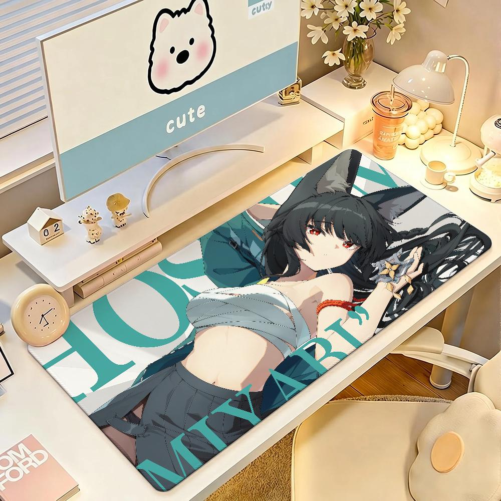 Game Zenless Zone Zero Mouse Pad Anti Slip Rubber Edge Locked Thickened Laptop Gaming Desk Mat