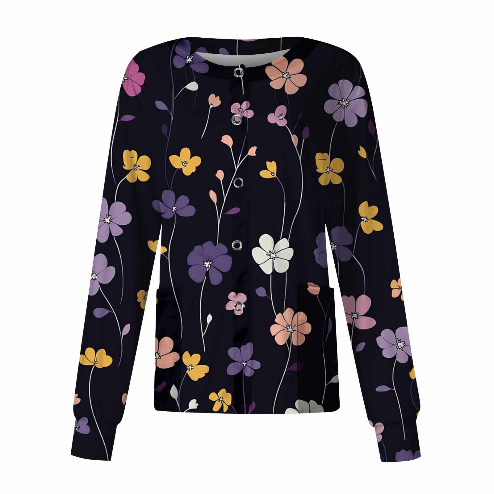 

Женский однобортный защитный комбинезон с длинным рукавом и карманом, рабочий воротник-стойка, кардиган, куртка, топ XXL фиолетовый