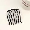 1 Stück Schwarz Metall Haar Gabel Clip Salon Frauen Haarnadeln Kämme Hairside Clips Seite Kämme Hochsteckfrisur Sticks Haar Styling Werkzeug Kopfbedeckungen