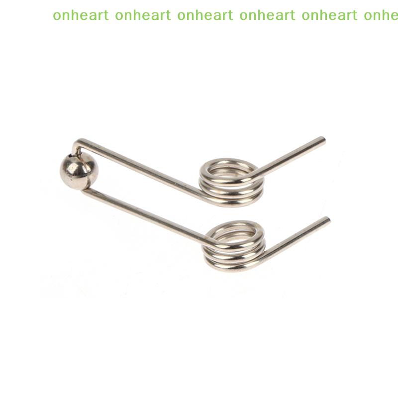 [C]2Pcs Wire Diameter 1.2mm Curling Iron Replacement Double Return Torsion Spring Hair Curling Rod Accessories