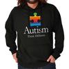 Cool Autism Awareness Puzzle Think DifferentHoodie Hooded Sweatshirt Men Women