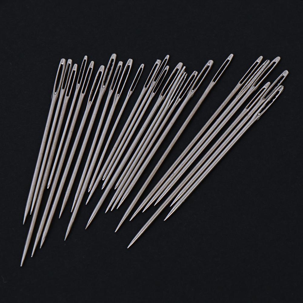 DIY Crafts Tools Cross Stitch Hand Sewing Needle Mending Craft Sew Pins Kit Large Eye Needles