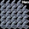 Mini Square Storage Box Transparent Plastic Boxes For Earrings Rings Jewelry Storager Case Home Packaging Organizer Container