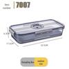 PET Transparent Thickened Refrigerator Storage Box with Timer & Freezer Drainer