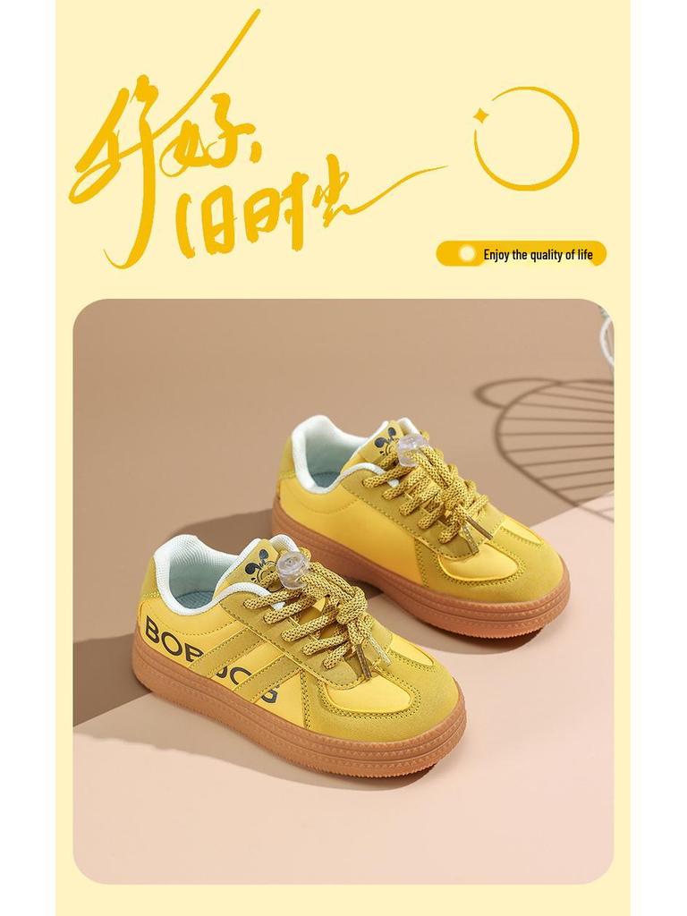 Babudou Kinder Wasserdichte Sneaker - Herbst 2025 Leder Freizeitschuhe für Jungen und Mädchen
