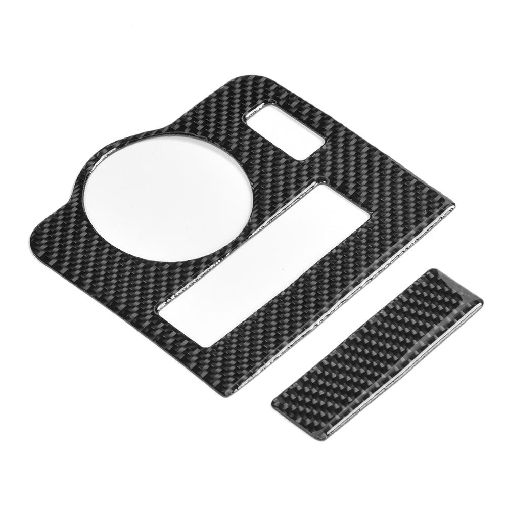 

2Pcs Carbon Fiber Headlight Switch Frame Cover Fit for Ford Mustang 2009 2013