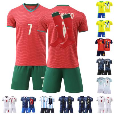 2526 Away Jerseys Sports Team Uniform Set Football Training Suit Set