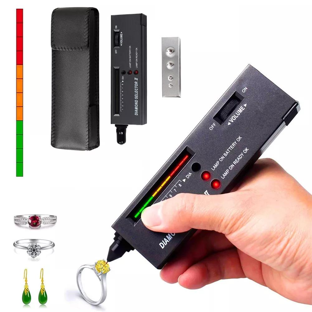 Professional Diamond Tester Pen, High Accuracy Diamond Selector Tester Kit, Solves Jewelry Diamond Authenticity Misjudgment