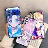 Etui na telefon dla Redmi Note 9 11S 9S 11T 11 Pro 8T 10 Lite 7 10S 8 Wstrząsoodporna miękka obudowa TPU Japońskie anime Kawaii Morze Księżyc