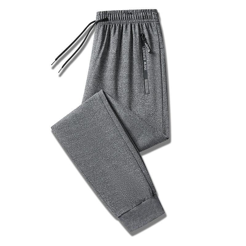 Men's Spring and Autumn Winter New Long Pants, Straight Loose Sports Bathroom Pants, Simple and Versatile Casual Pants for Men