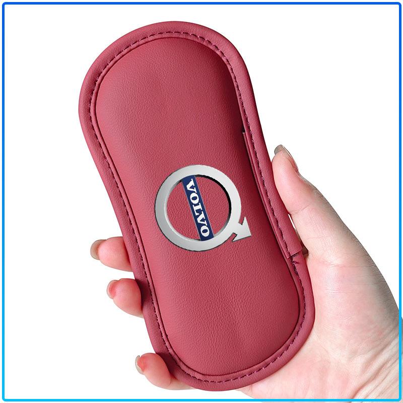 For Volvo XC90 XC60 XC40 V40 V50 V60 S40 S50 S60 S70 S80 S90 240 C70 FN Vnl Truck 1Pcs Car Interior Leg Knee Rest Pads Leather Cushion Car Caps