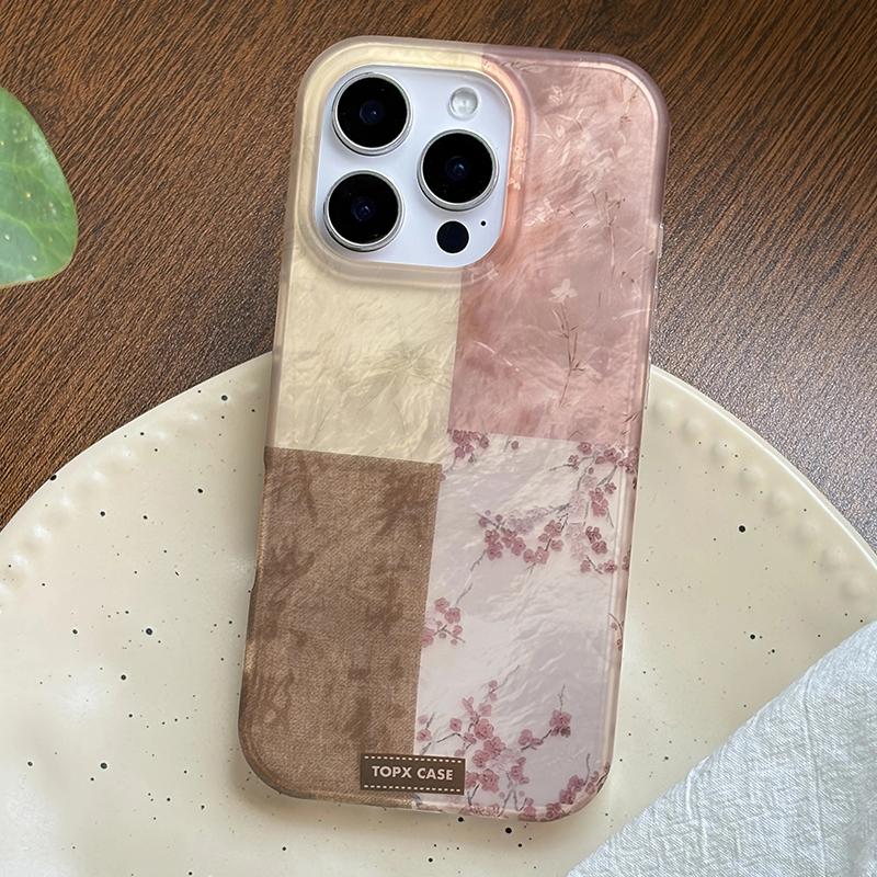 

Чехол в винтажном стиле с китайским мотивом: Орхидея и каллиграфия Для iPhone 17 16 Pro Max 15 14 13 12 11 XS X XR 7 8 Plus 16e iPhone 13 Pro