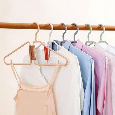 12pcs Foldable Coat Hanger,Non-Slip Clothes Hangers,Plastic Drying Rack,Multifunctional Clothes Storage Organizer For Travel
