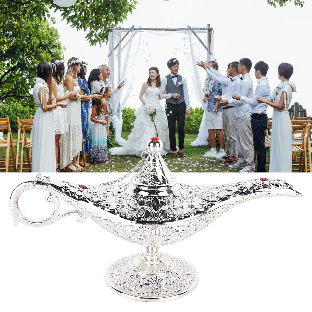Arabian Lamp Vintage Metal Table Ornament  Ing Lamp Decoration for Living Room Party
