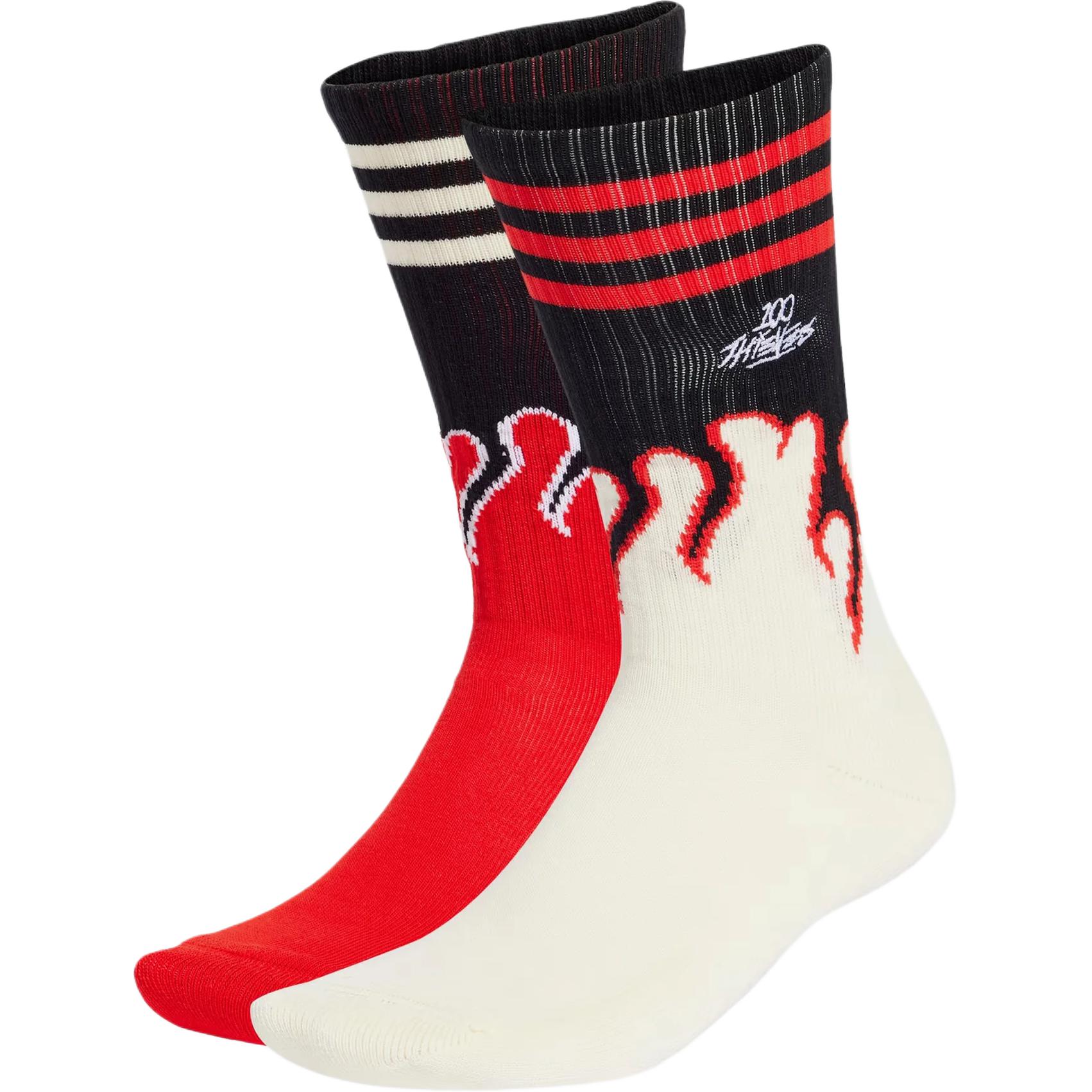 

Носки Adidas Originals полосатые вязаные цветной блок до середины икры мужские носки JE0320 S