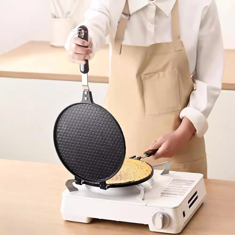 Honeycomb/Lattice Pattern Egg Roll Maker Aluminium Zinc Zinc Alloy Ice Cream Cone Pan  Crispy Eggs Omelet