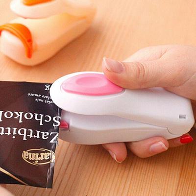 6 farbe Tragbare Mini Abdichtung Haushalts Maschine Wärme Sealer Capper Food Saver Für Plastiktüten Paket Mini Gadgets