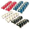 10pcs Golf Iron Head Covers Set Practical PU Leather Durable Headcover