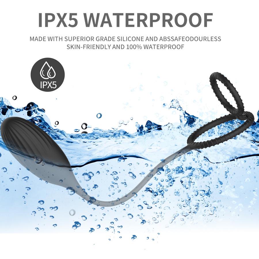 Double Ring Vibrating Anal Plug & Prostate Massager for Couples