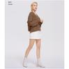 2025 Women's Solid Color Knit Cardigan - European & American Style Winter Sweater