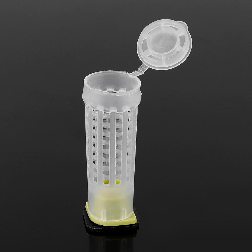 15PCS Plastic Bee Queen Rearing Cages Anti Bite Protector Beekeeping Equipment Insect Tool