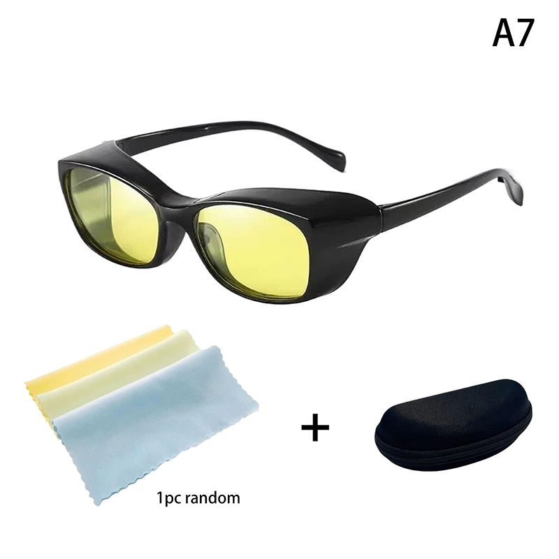 1 Set Retro Riding Goggles Anti-Splash Cycling Protective Glasses Windproof Sand Protection Sunglasses With Storage Box