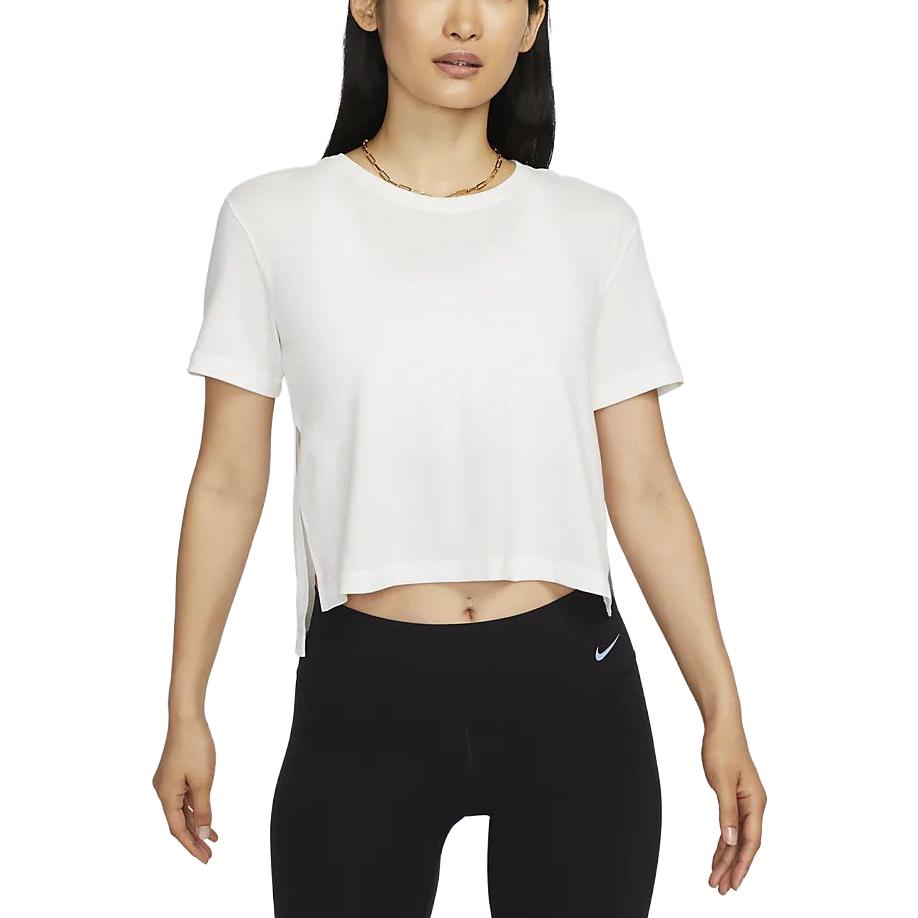 New Nike T Shirt Women's Sail White DM7026-133