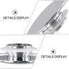 66mm Silver Chrome Basin Waste Pap-Up Sink-Plug Cap Click Clack Push-Button