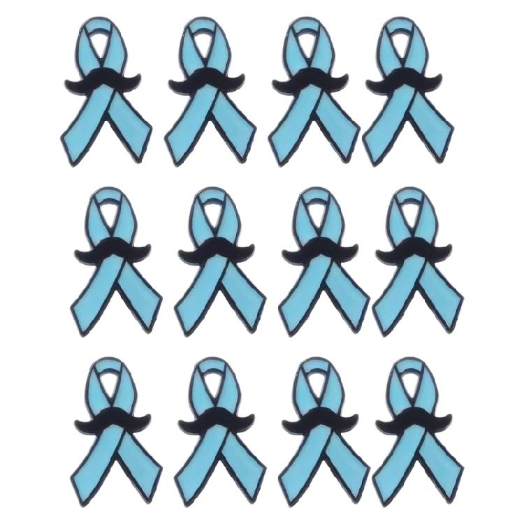 Blue Ribbon Pin Brooch Friendly Design For Hats Bags Formal Wear