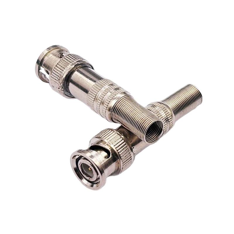BNCQ9 Plugs High Durability For Security Cameras Featuring Not Need Soldering And Clear Signal Clarity