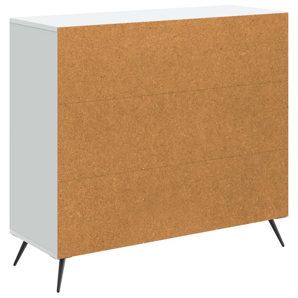 Sideboard White 89 x 34.5 x 80 cm Particleboard