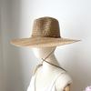 Vendite Calde Nuovo Stile Europeo e Americano Design a Spilla Cappello di Paglia Femminile Lettera Vuota Cappello da Sole Moda Catena Metallica Cappello Parasole