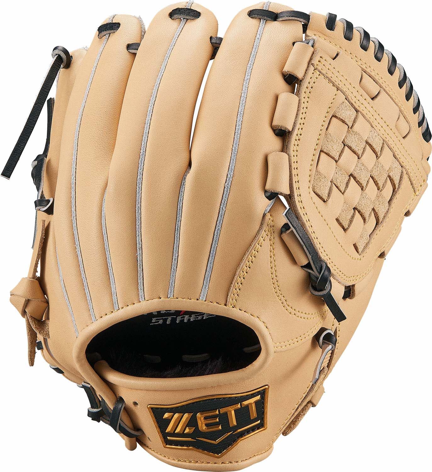 

ZETT Youth Baseball Softball Zero One Stage for Pitchers and Pastel Brown x Black BJGB71430S Glove, Series, Infielders, Left-Handed Throwers, (3219),