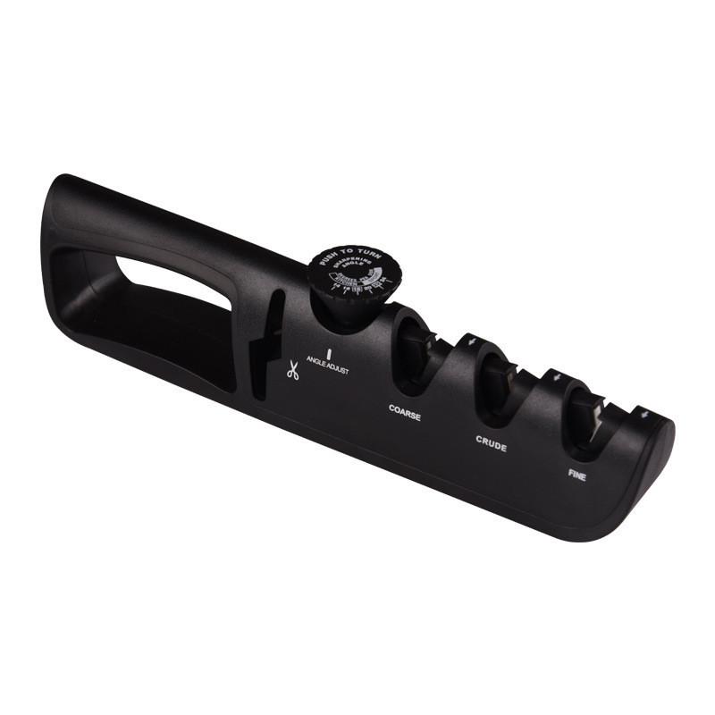 Professional 4in1 Knife Sharpener With Tungsten Steel And Ceramic Stones For Home Kitchen Use