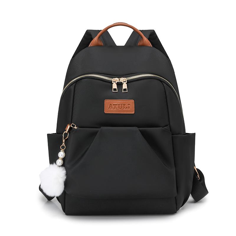Nylon Backpack For Women Lightweight Student Schoolbag