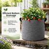 Faltbare Filz-Pflanztaschen Vlies-Gartenblumen-Pflanztaschen Pflanzenzucht-Pflanztaschen Baumpflanzung