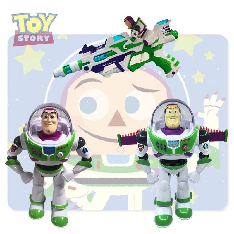 Interactive Buzz Lightyear Toy Story 4 Action Figure With Sound And Walking Features