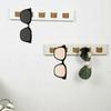 Wooden Wooden Sunglasses Storage Rack Space Saving 5Holes Glasses Display Rack Wall Mounted Durable Eyeglass Rack Boutique