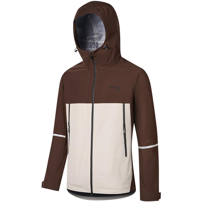 

SAUCONY Cny Мужская тренировочная серия Городской стиль Три-в-одном С капюшоном Удобная куртка с длинным рукавом Мужские куртки Карамельно-коричневый SA2259TT02C-CO059 S