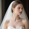 Crystal Drop Earrings With Tassel For Women Bridal Jewelry