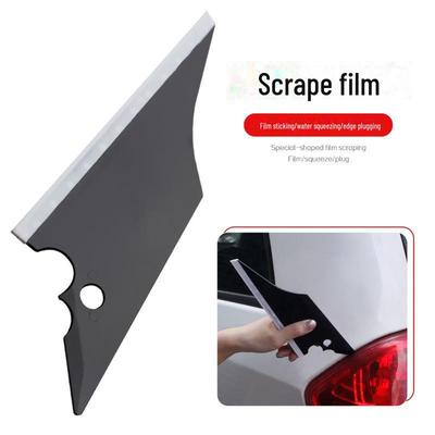 Juego de raspadores de película para coche de múltiples formas: Raspadores de borde fino, triangulares y en forma de pez para aplicación de películas y plegado de bordes.